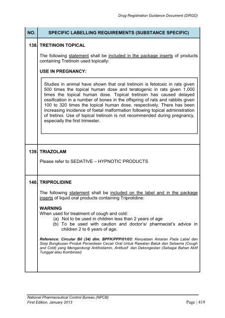 DRUG REGISTRATION GUIDANCE DOCUMENT (DRGD) - BPFK