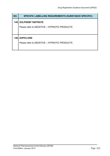 DRUG REGISTRATION GUIDANCE DOCUMENT (DRGD) - BPFK