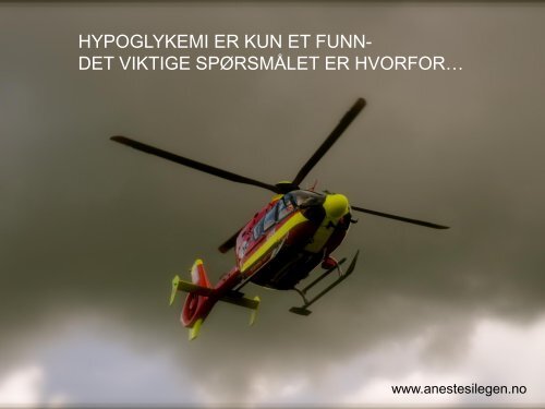 Prehospital behandling av HYPOGLYKEMI - nakos