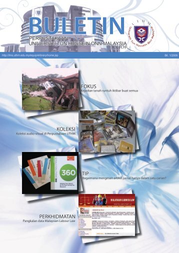 fokus koleksi tip perkhidmatan - UTHM Library - Universiti Tun ...