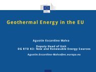 Geothermal Energy in the EU - EGEC