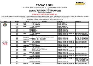 TECNO 2 SRL - SprintBooster