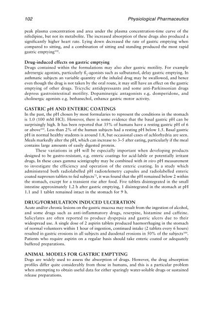 Physiological Pharmaceutics