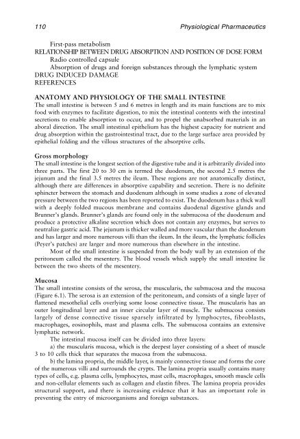 Physiological Pharmaceutics