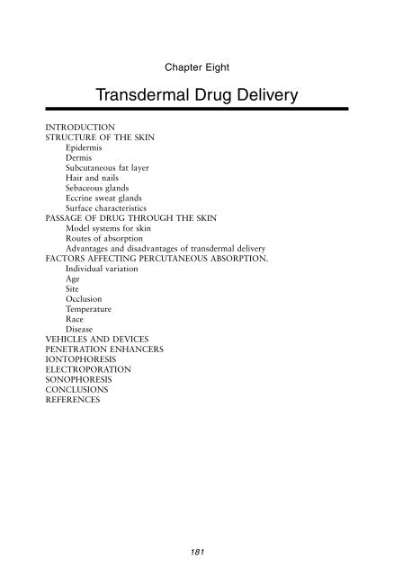 Physiological Pharmaceutics