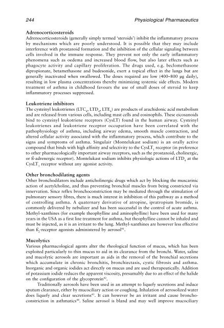 Physiological Pharmaceutics