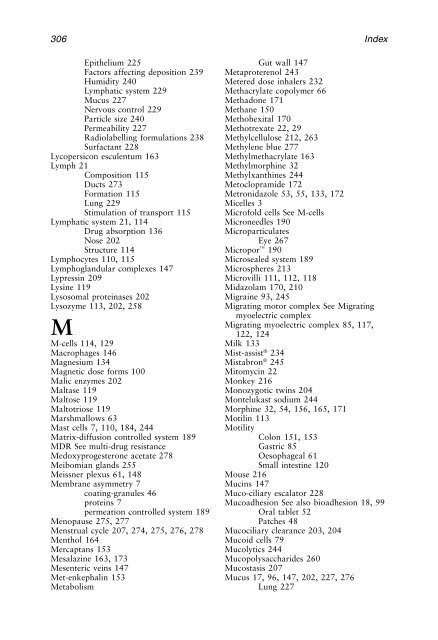 Physiological Pharmaceutics