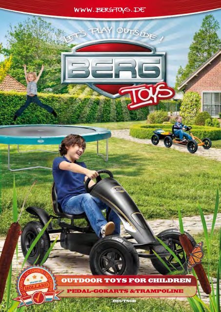 BERG Pedal-Gokarts, Kinderfahrzeuge und Trampoline