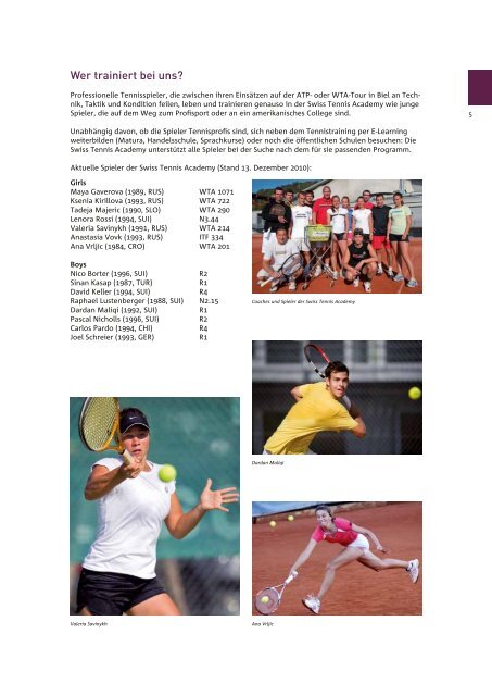 Swiss Tennis Academy