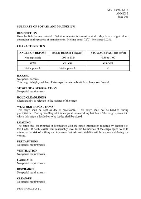 MSC 85/26/Add.2 ANNEX 3 RESOLUTION MSC.268(85) - US Coast ...