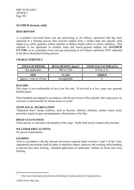 MSC 85/26/Add.2 ANNEX 3 RESOLUTION MSC.268(85) - US Coast ...