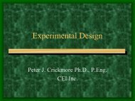 Experimental Design - Math Site