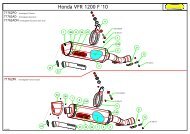 Honda VFR 1200 F '10 - Arrow Special Parts