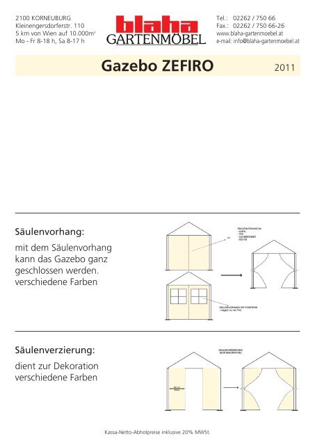 Gazebo ZEFIRO