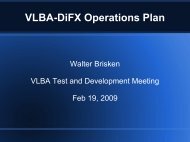 VLBA-DiFX Operations Plan