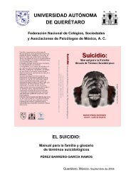 Manual para la familia y glosario de tÃ©rminos suicidolÃ³gicos