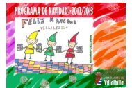 PROGRAMA DE NAVIDAD 2012 - Ayuntamiento Villalbilla