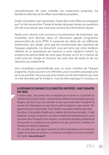 4 pages - Institut National Du Cancer