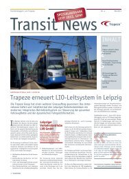 Trapeze erneuert LIO-Leitsystem in Leipzig - Trapeze Group