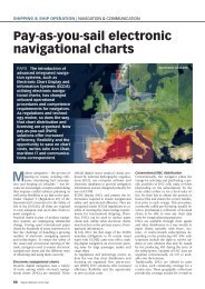 Pay-as-you-sail electronic navigational charts - Ship & Offshore