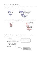 Terme ausrechnen (ohne Variablen) I - Mathematik-Werkstatt