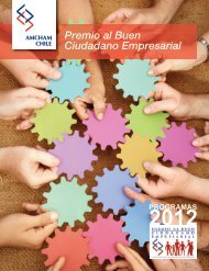 Premio al Buen Ciudadano Empresarial - Amcham Chile