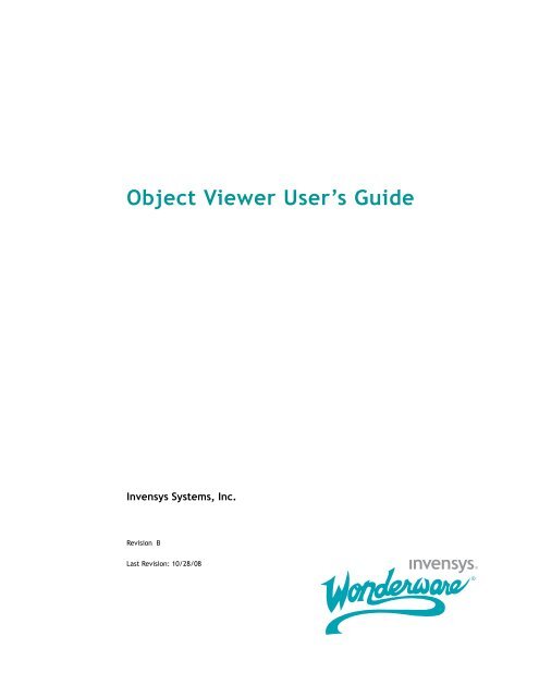 Object Viewer User's Guide - Platforma Internetowa ASTOR