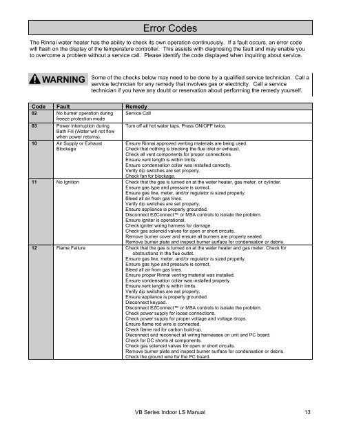 Direct Vent Tankless Water Heater - Alpine Home Air Products