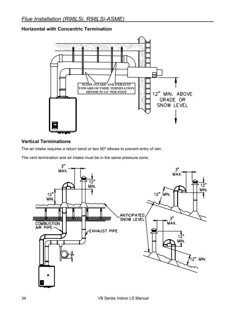 Direct Vent Tankless Water Heater - Alpine Home Air Products