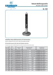 Vakuum-BelÃƒÂ¼ftungsventile Nr. 1150 Vacuum relief valves - Krombach