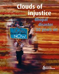 Clouds of injustice