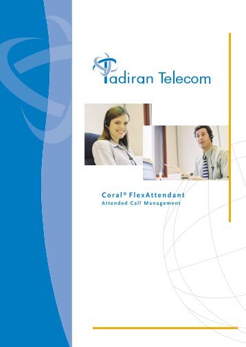 Coral FlexAttendant - Tadiran Telecom