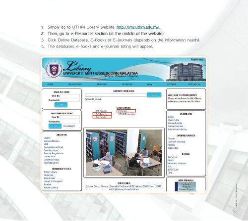 Online information resources - UTHM Library - Universiti Tun ...