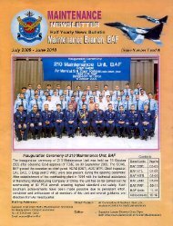 maintenance news letter - Bangladesh Air Force