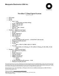 Novellus C2 Dual Speed System - Macquarie