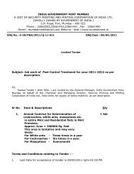 Subject: Job work of Pest Control Treatment for year-2011-2012 as ...