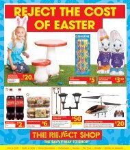 REJECT THE COST OF EASTER - Macarthur Square