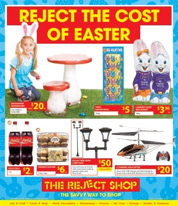 REJECT THE COST OF EASTER - Macarthur Square