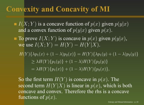 Entropy and Mutual Information