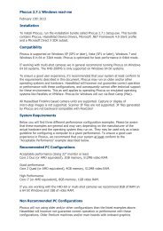 Phocus 2.7.1 Windows read-me Installation ... - Hasselblad