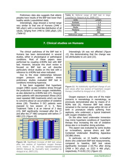 The BAP test and the global assessment of oxidative stress ... - Medial