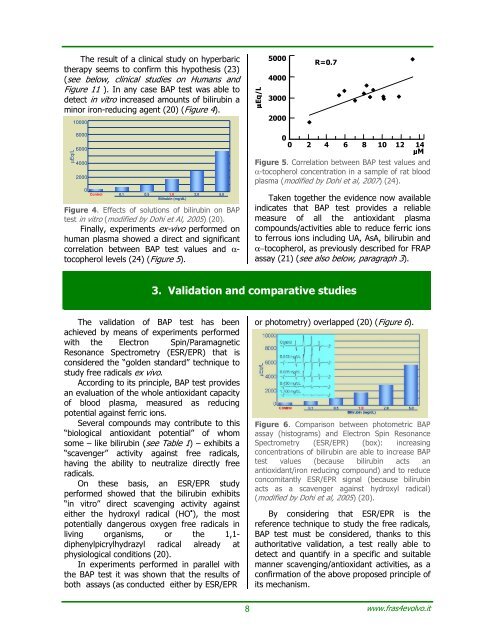 The BAP test and the global assessment of oxidative stress ... - Medial