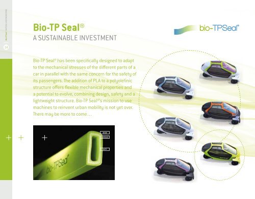 Bio-TP SealÂ® material and engineering - Total Refining & Chemicals