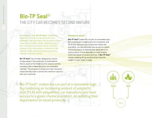 Bio-TP SealÂ® material and engineering - Total Refining & Chemicals