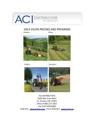 2013 VICON QUICK REFERENCE PRICE LIST