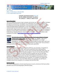 Syllabus Page 1 of 5 Â© 2010 Dr. Kate LeGrand Dr ... - Broward College