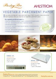 VEGETABLE PARCHMENT PAPER - Pastry Pro Sdn. Bhd