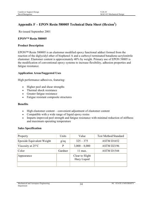 COES Lab Report Template - Department of Mechanical and ...