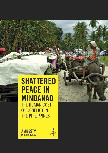 Shattered Peace in Mindanao: the human cost of conflict in the ...