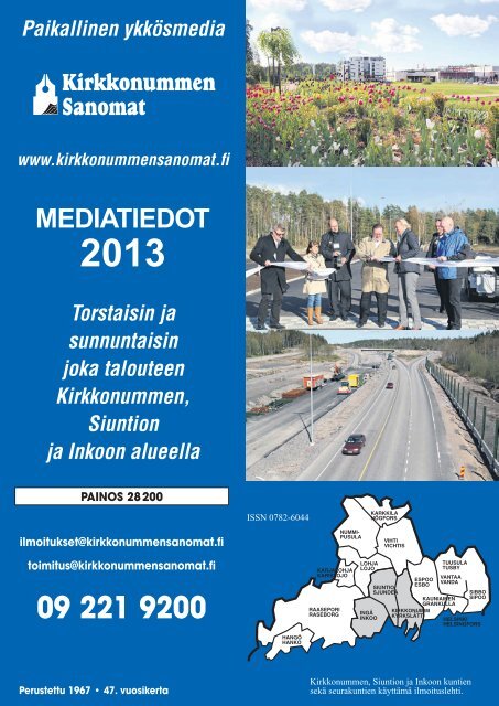 MEDIATIEDOT - Kirkkonummen Sanomat